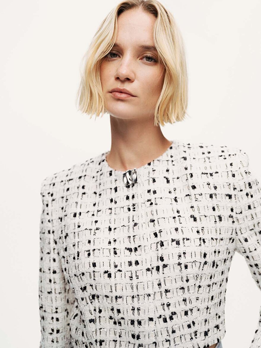 Nocturne Vatkalı Tüvit Ceket