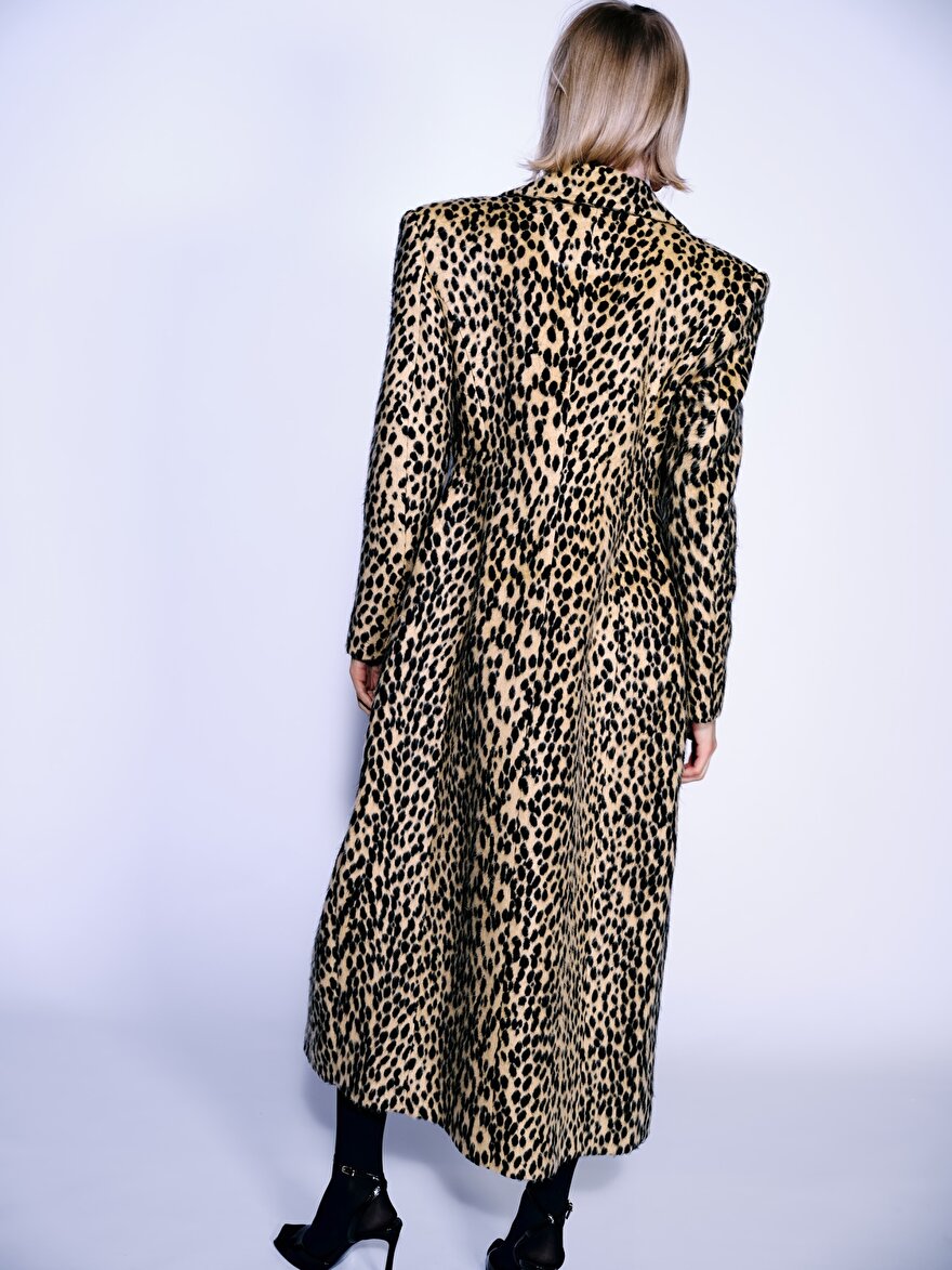 Nocturne Leopar Desenli Kaban