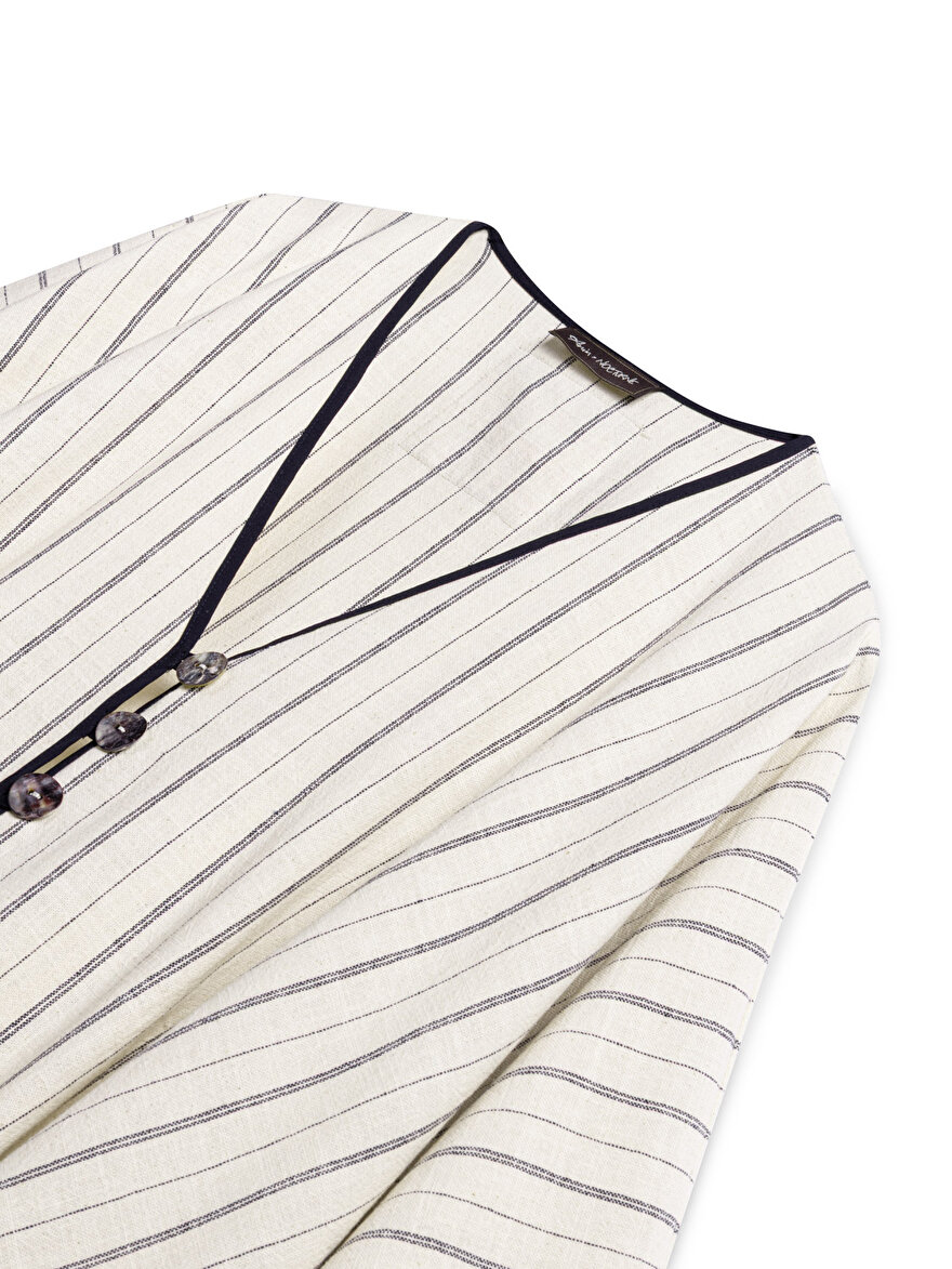 Nocturne Çizgili Kaftan