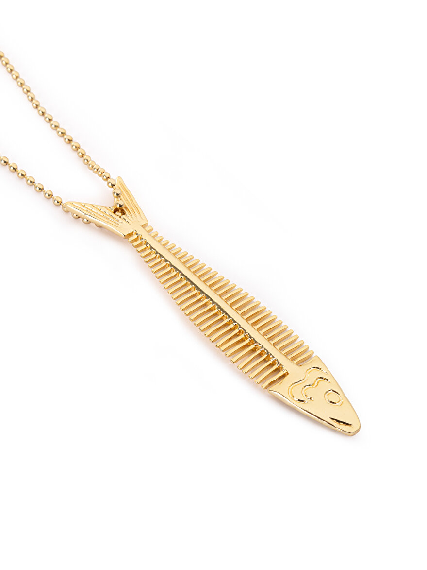 Nocturne Balık Uçlu Zincir Kolye