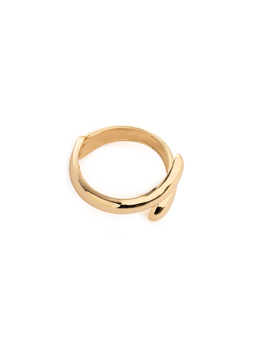 Nocturne Asimetrik Gold Bileklik