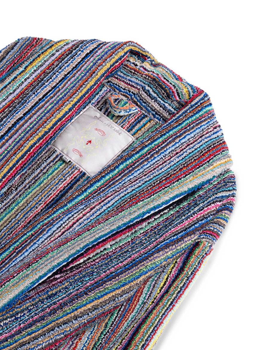 Nocturne Desenli Bornoz