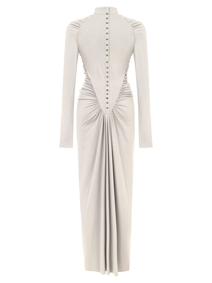 Nocturne Drape Detaylı Maxi Elbise