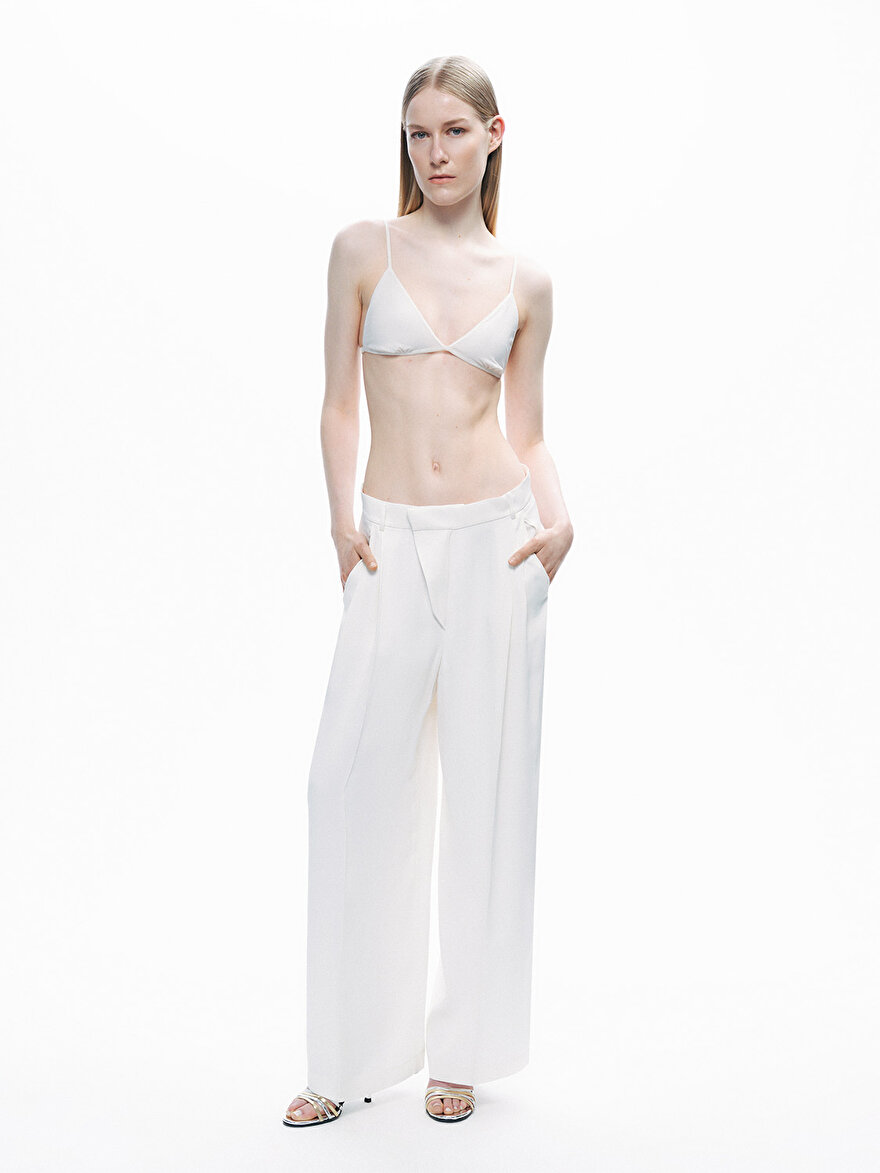 Nocturne Asimetrik Pat Detaylı Pantolon