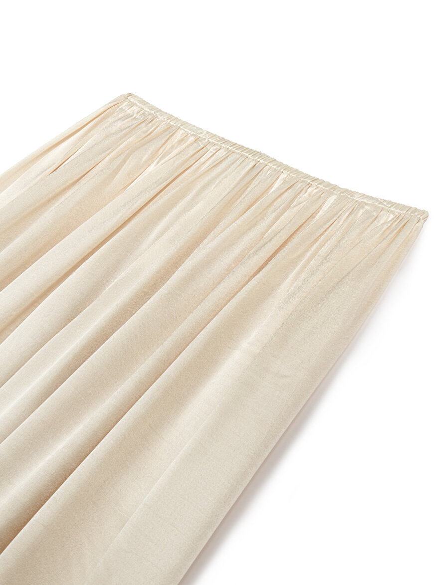 Nocturne Dökümlü Geniş Paça Pantolon
