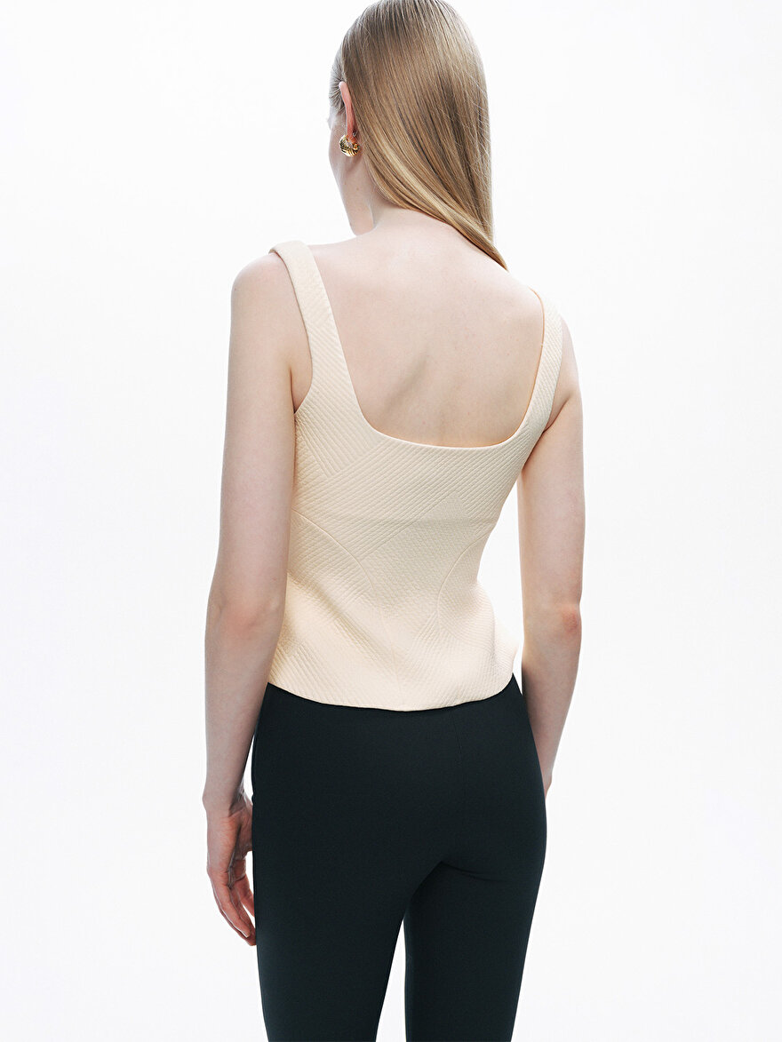 Nocturne Korse Tasarımlı Bluz