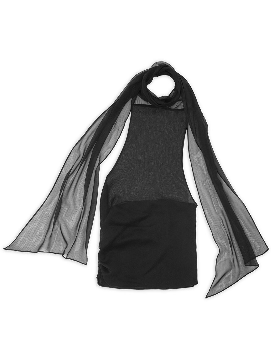 Nocturne Şal Tasarımlı Bluz