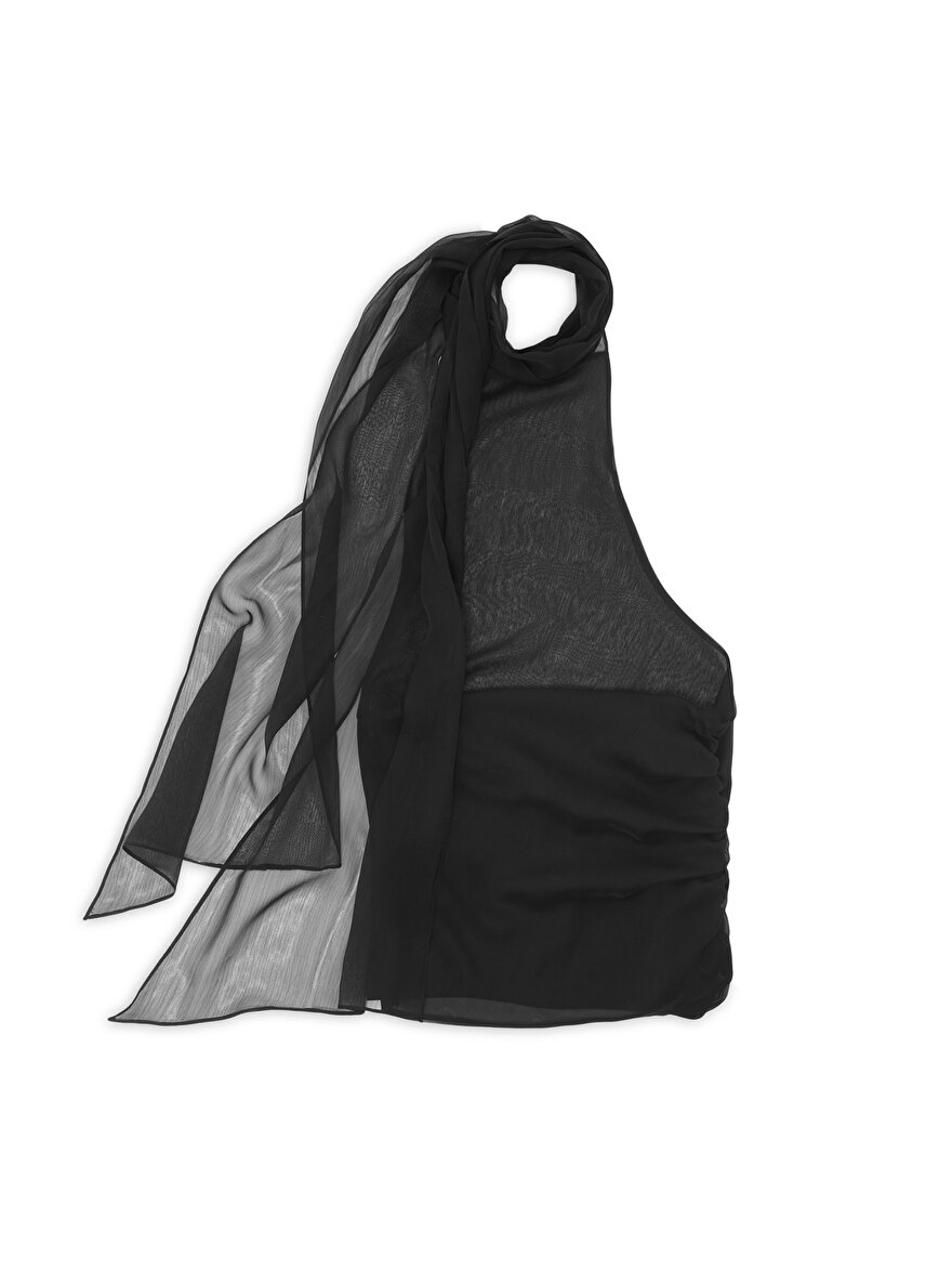 Nocturne Şal Tasarımlı Bluz