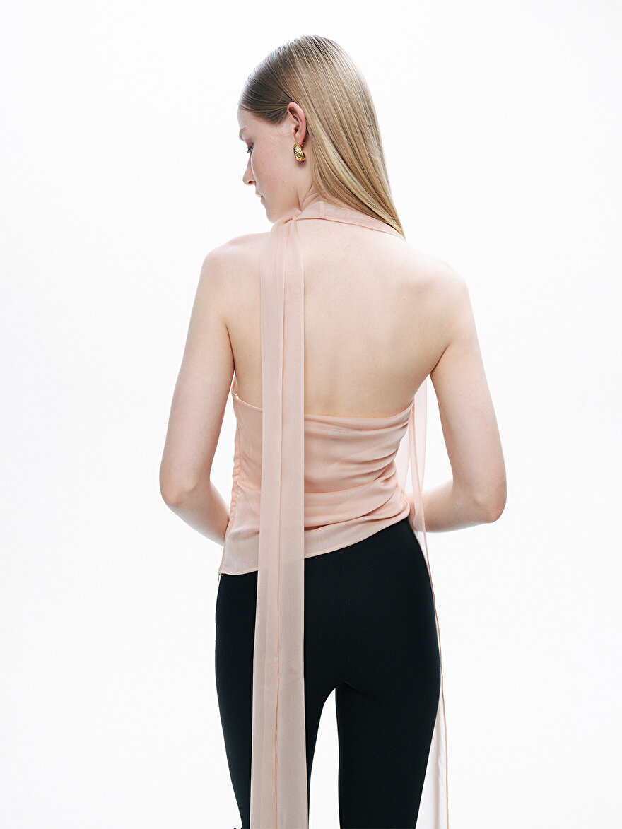 Nocturne Şal Tasarımlı Bluz