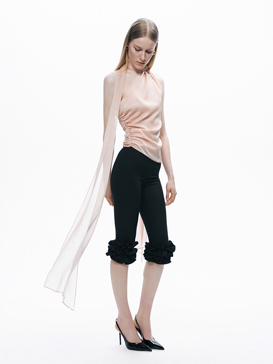 Nocturne Şal Tasarımlı Bluz