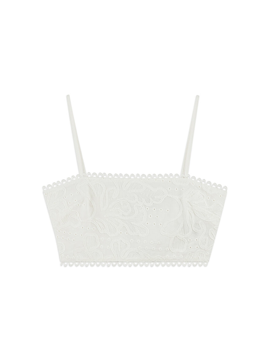 Nocturne Brodeli Crop Top
