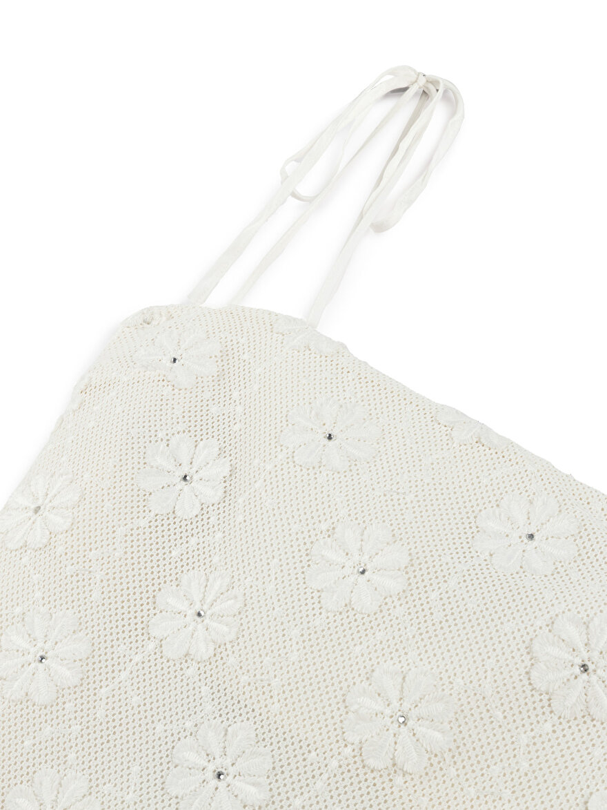 Nocturne Taşlı Brodeli Elbise