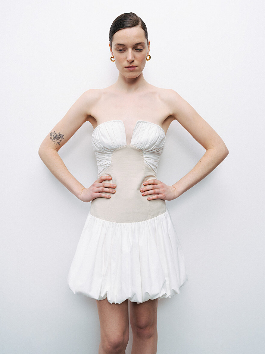 Nocturne Straplez Mini Elbise