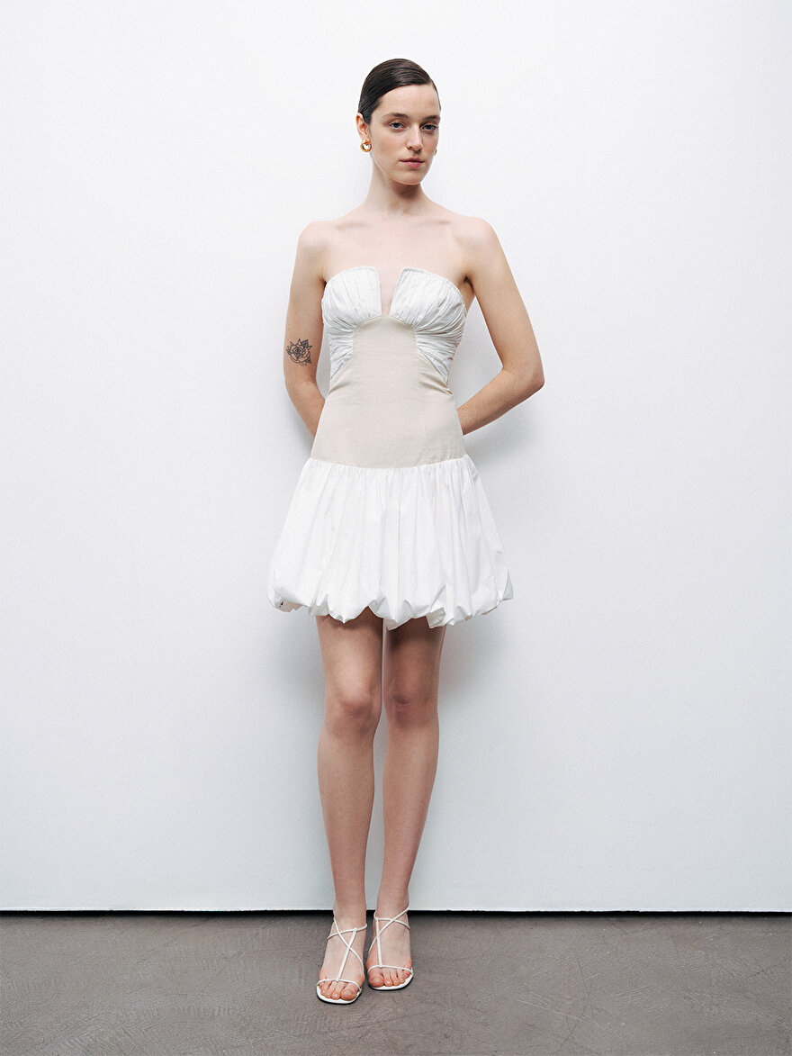 Nocturne Straplez Mini Elbise