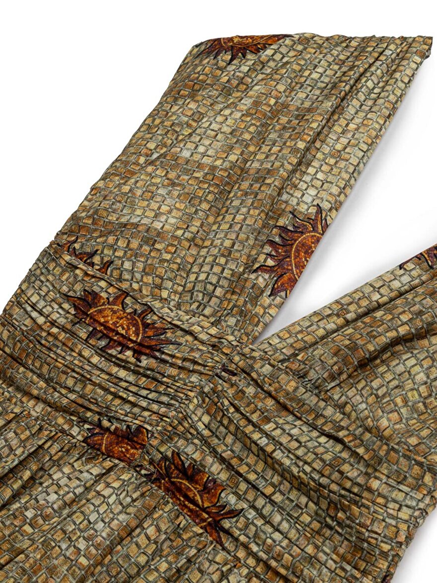 Nocturne Desenli Maxi Elbise