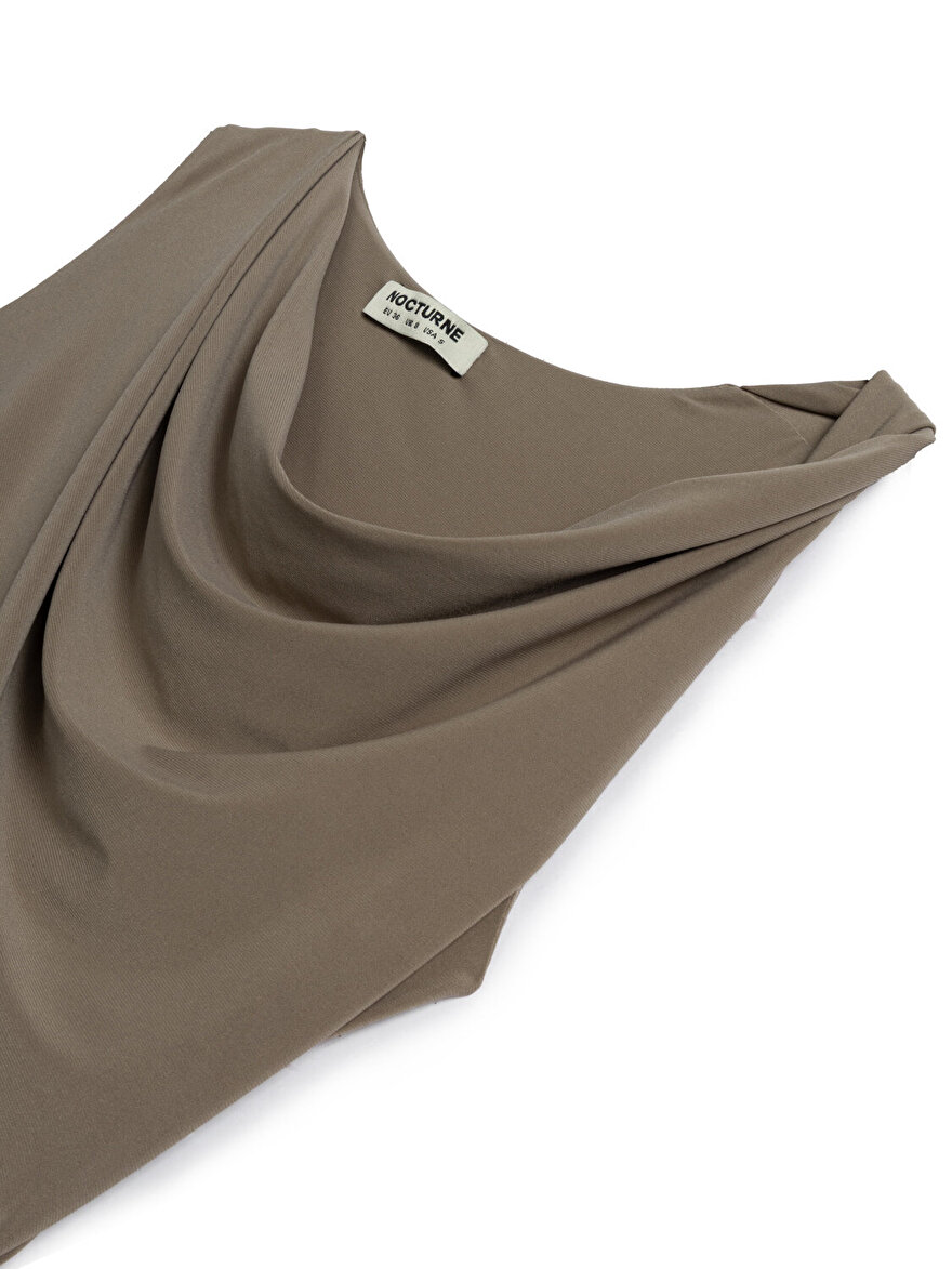 Nocturne Büzgü Detaylı Maxi Elbise