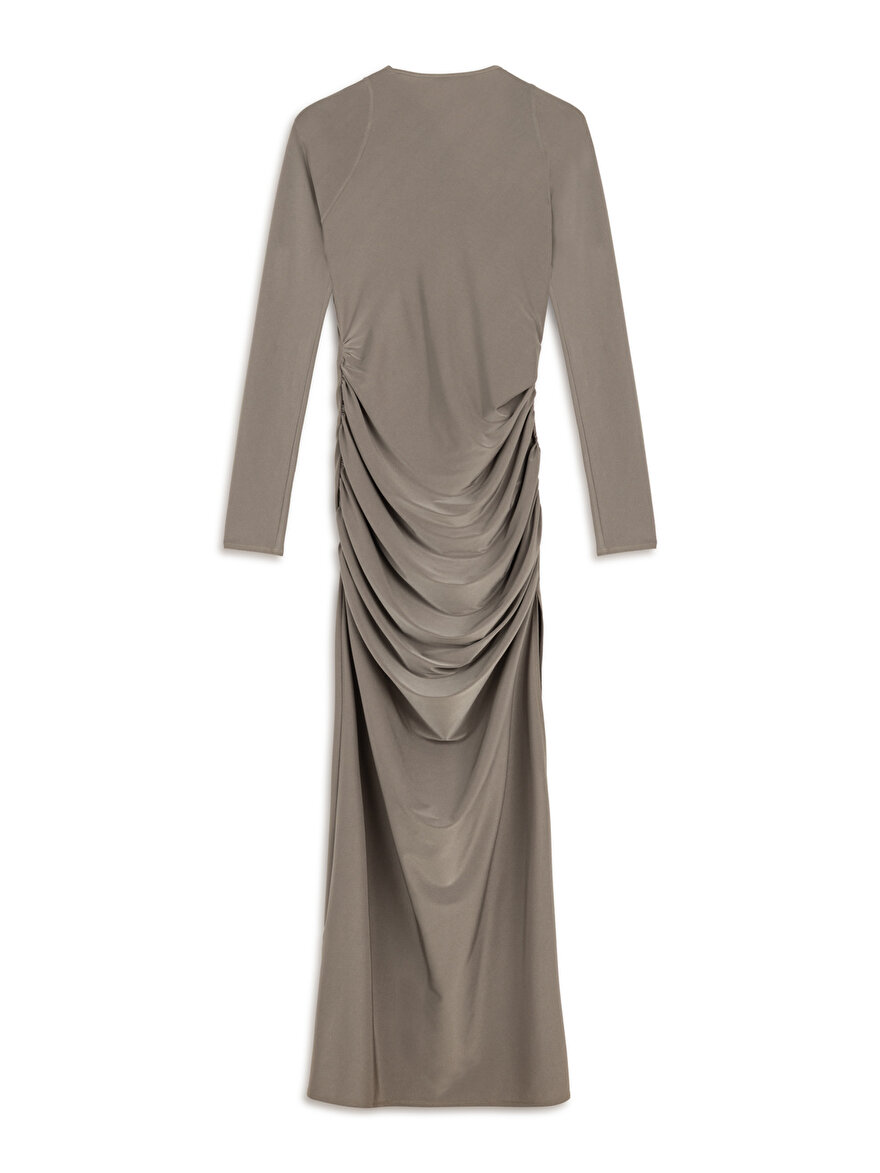 Nocturne Metal Tokalı Maxi Elbise