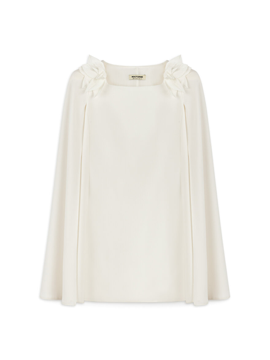 Nocturne Pelerin Kol Mini Elbise