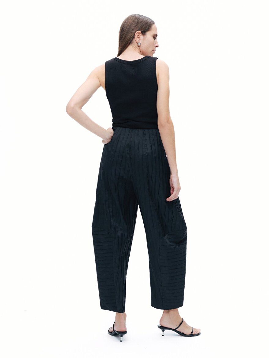 Nocturne Kırışık Görünümlü Pantolon