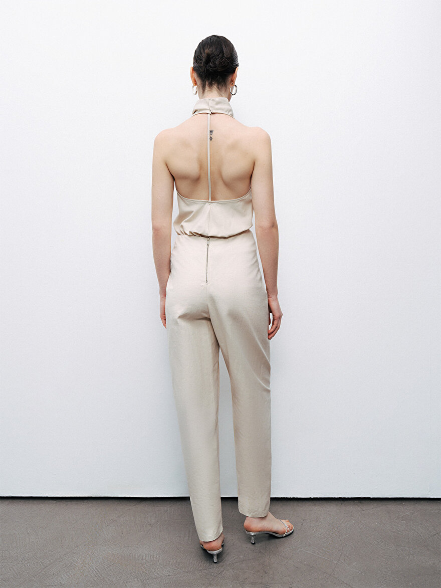 Nocturne Asimetrik Drape Detaylı Pantolon