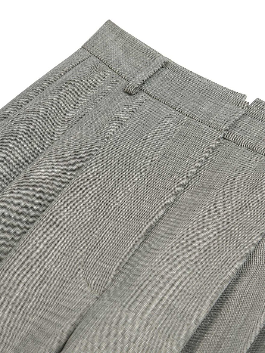 Nocturne Çift Pilili Kumaş Pantolon