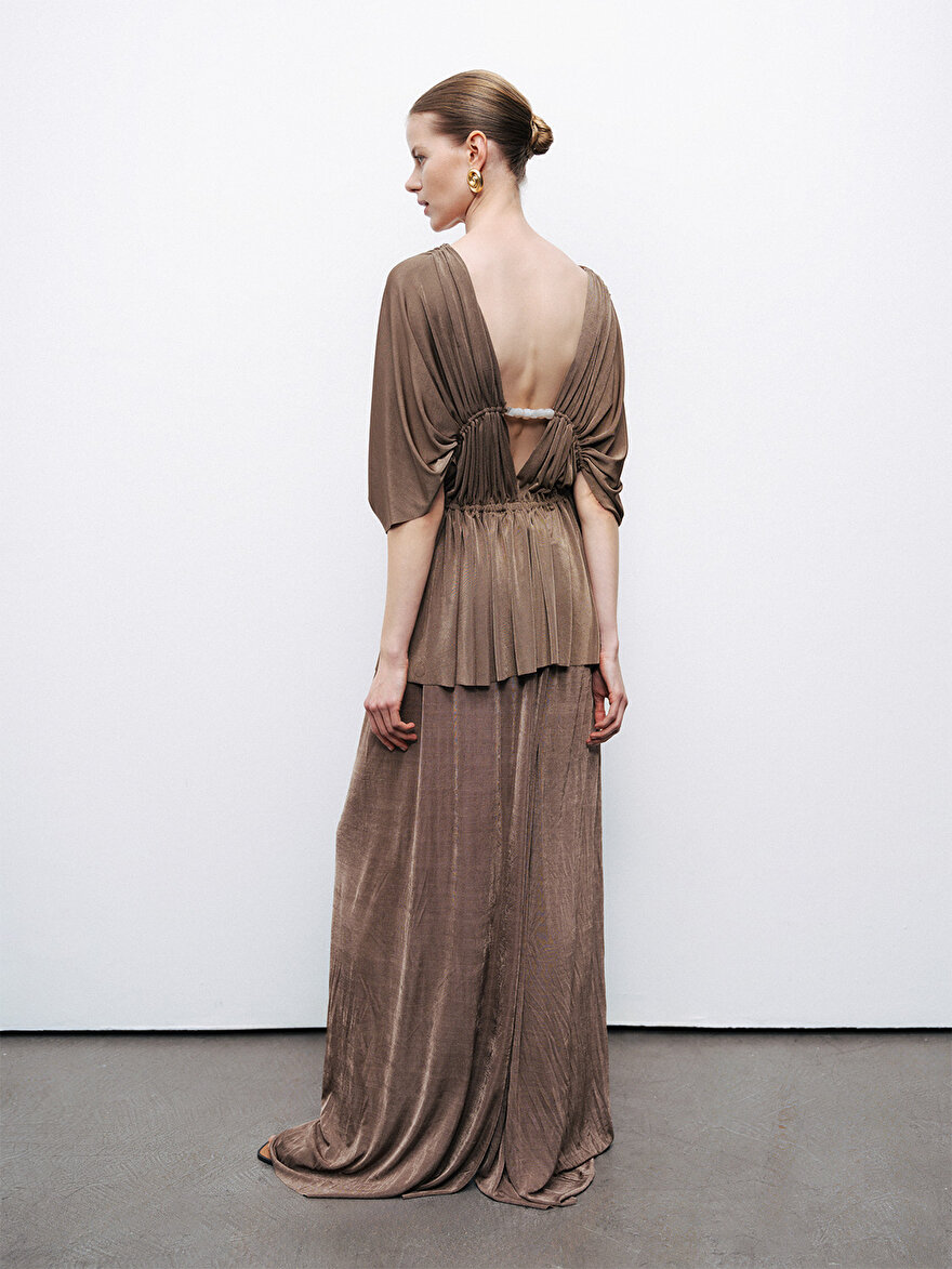 Nocturne Boncuk Aksesuarlı Bluz