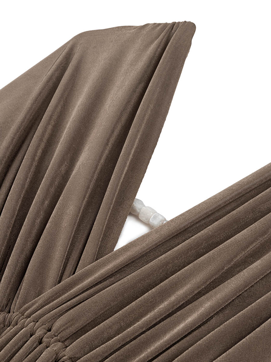 Nocturne Boncuk Aksesuarlı Bluz