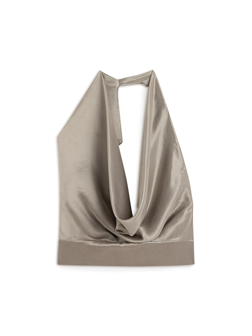 Nocturne Sırt Dekolteli Kemerli Bluz