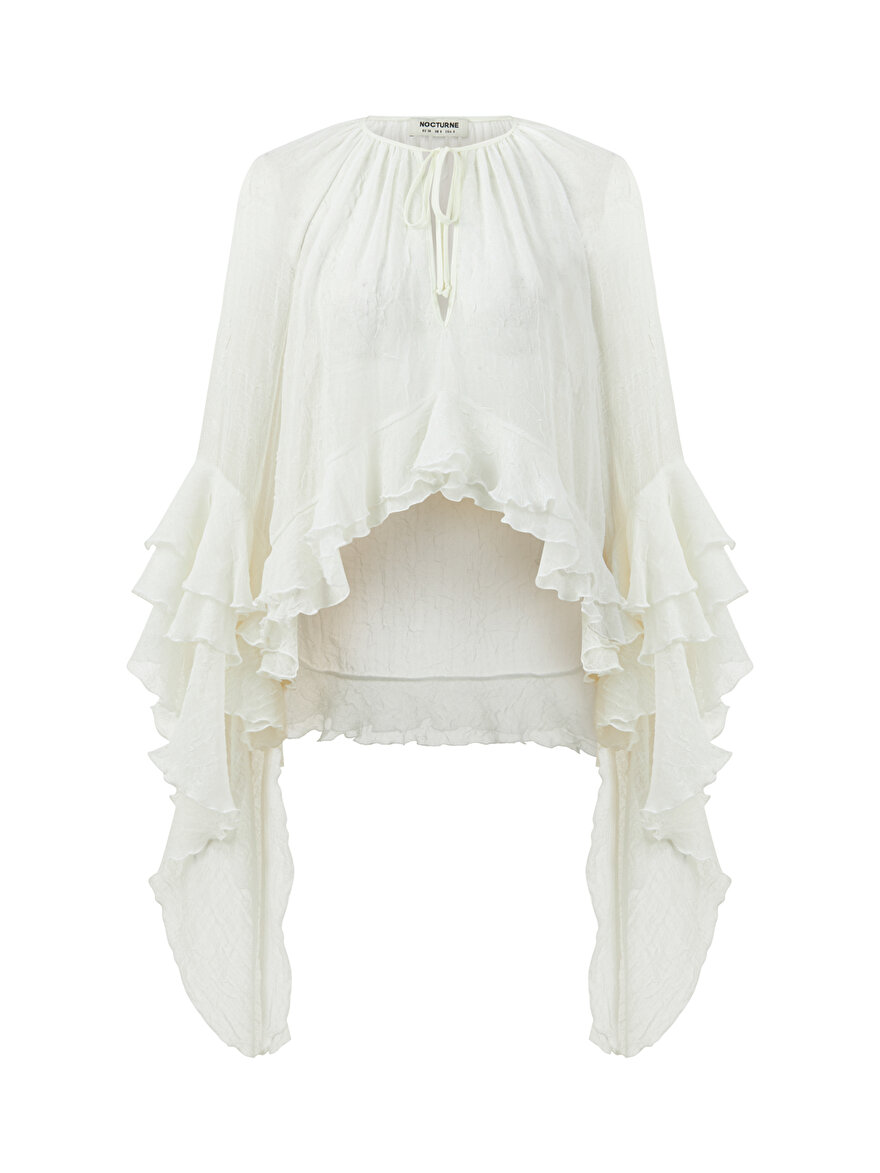Nocturne Volanlı Bluz
