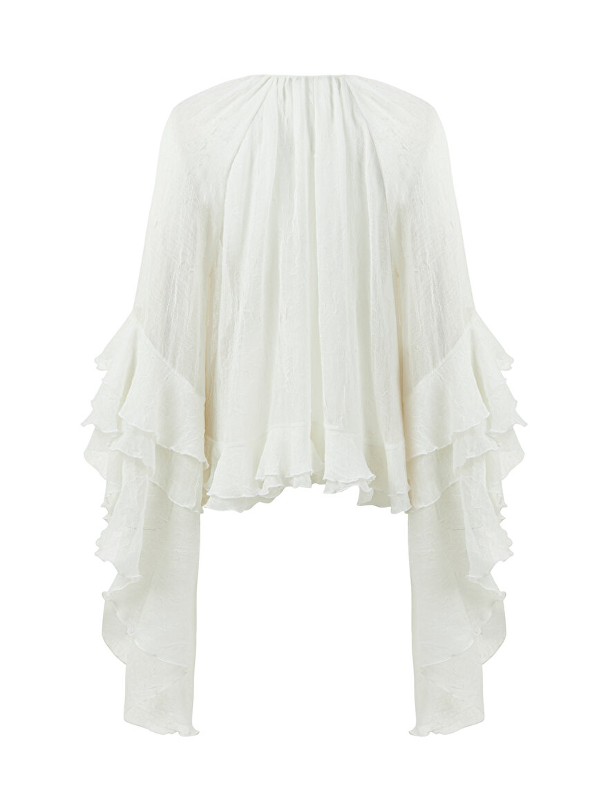 Nocturne Volanlı Bluz