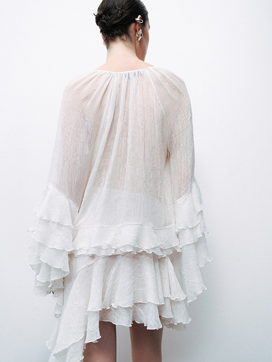 Nocturne Volanlı Bluz