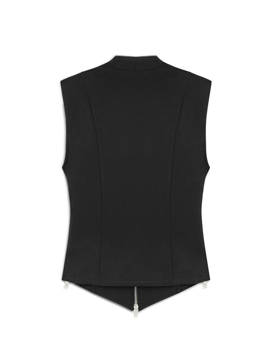 Nocturne Fermuar Tasarımlı Bluz