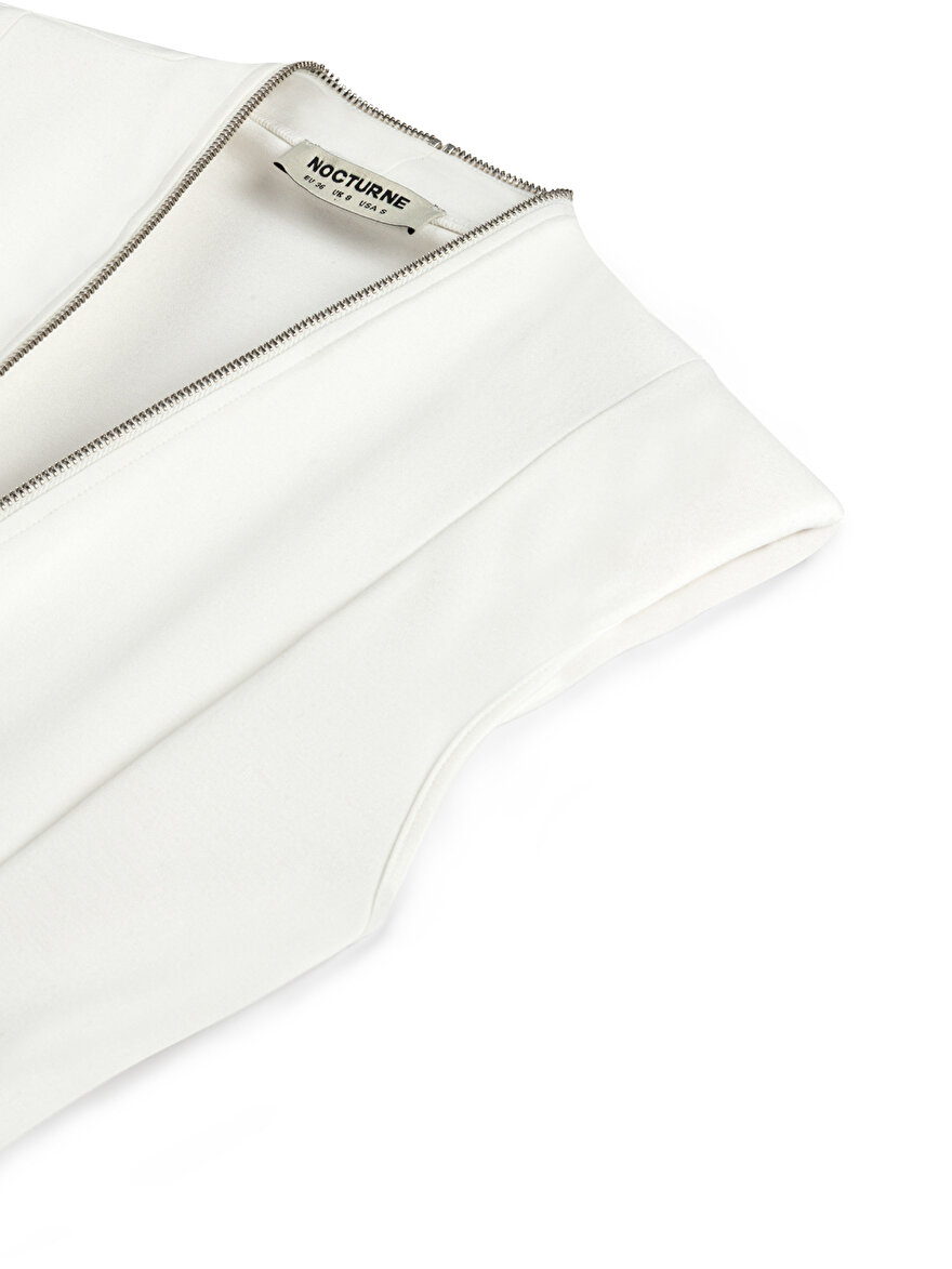 Nocturne Fermuar Tasarımlı Bluz