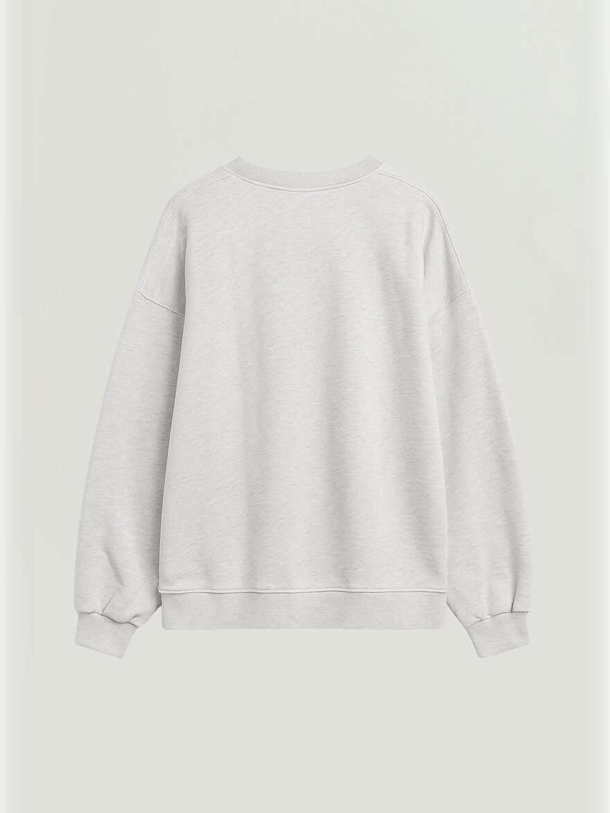 Nocturne Dokuma Yazılı Sweatshirt