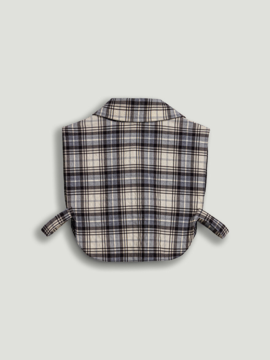 Nocturne Ekose Gömlek Detaylı Sweatshirt