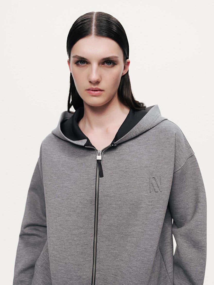 Nocturne Kapüşonlu Logolu Sweatshirt