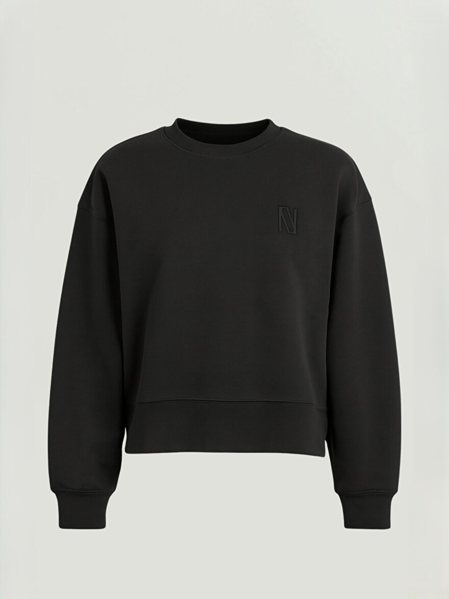 Nocturne Logo Detaylı Sweatshirt