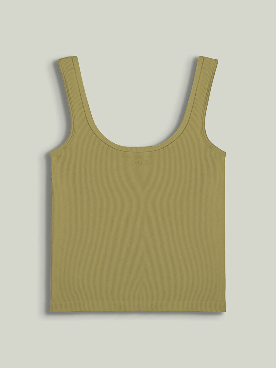 Nocturne Baskı Detaylı Crop Top