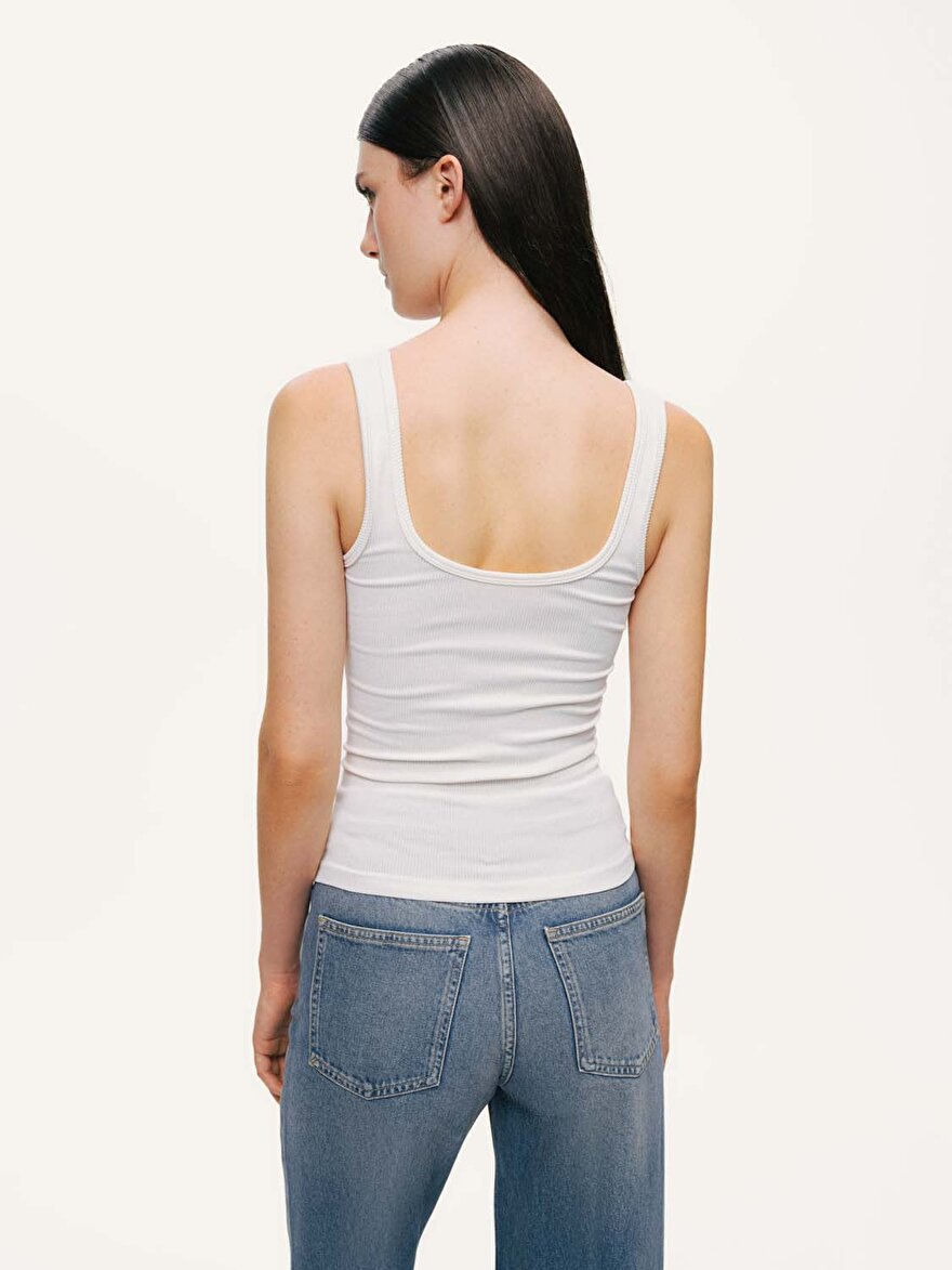 Nocturne Baskı Detaylı Crop Top