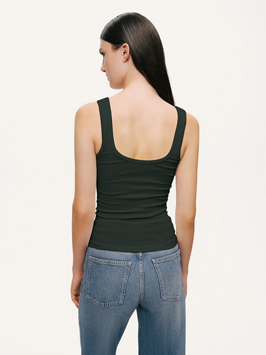 Nocturne Baskı Detaylı Crop Top