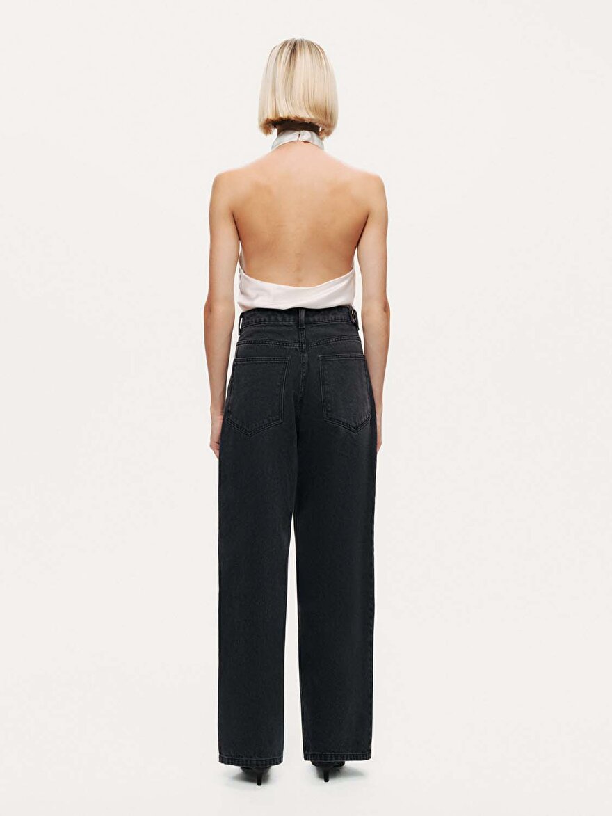 Nocturne Wide Leg Jean Pantolon