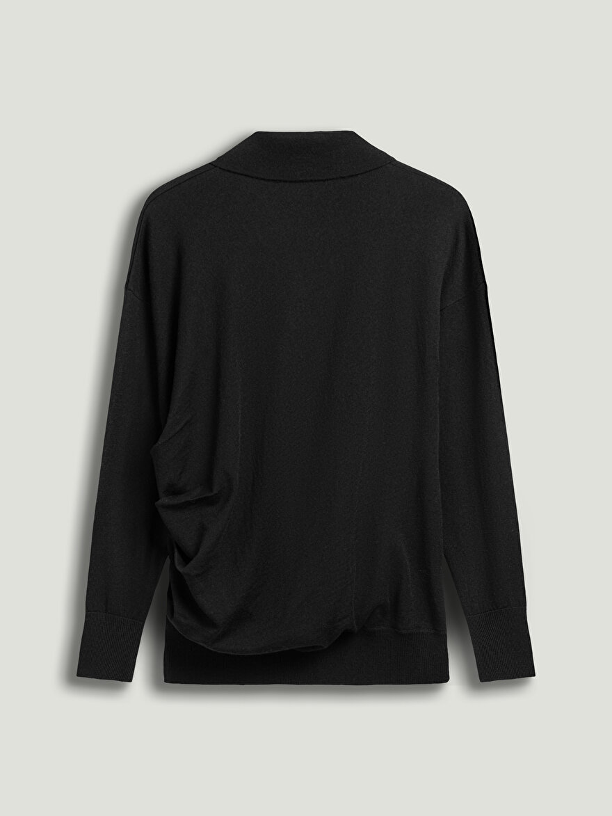 Nocturne Drapeli Polo Yaka Triko