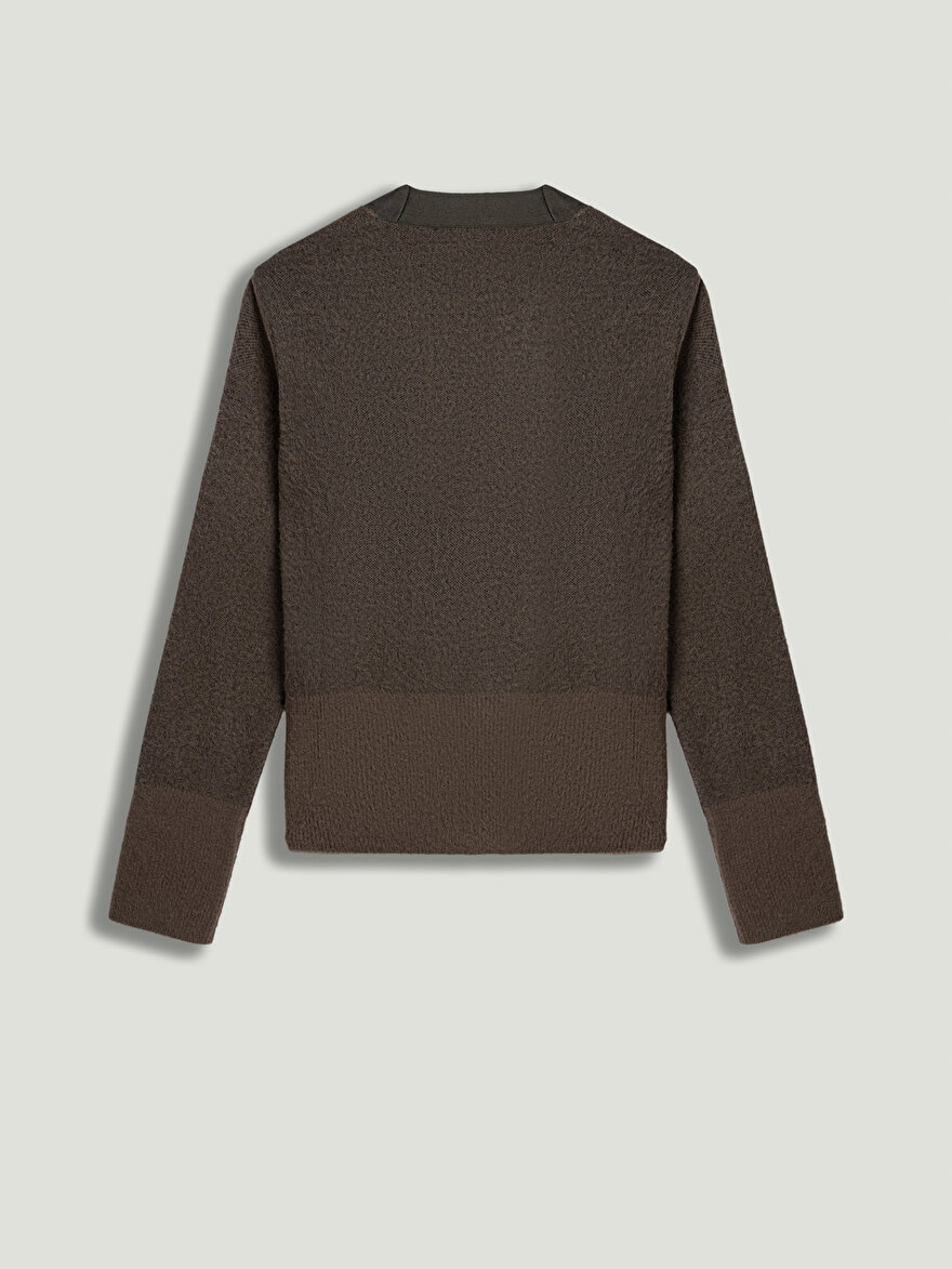 Nocturne Düğme Aksesuarlı Triko