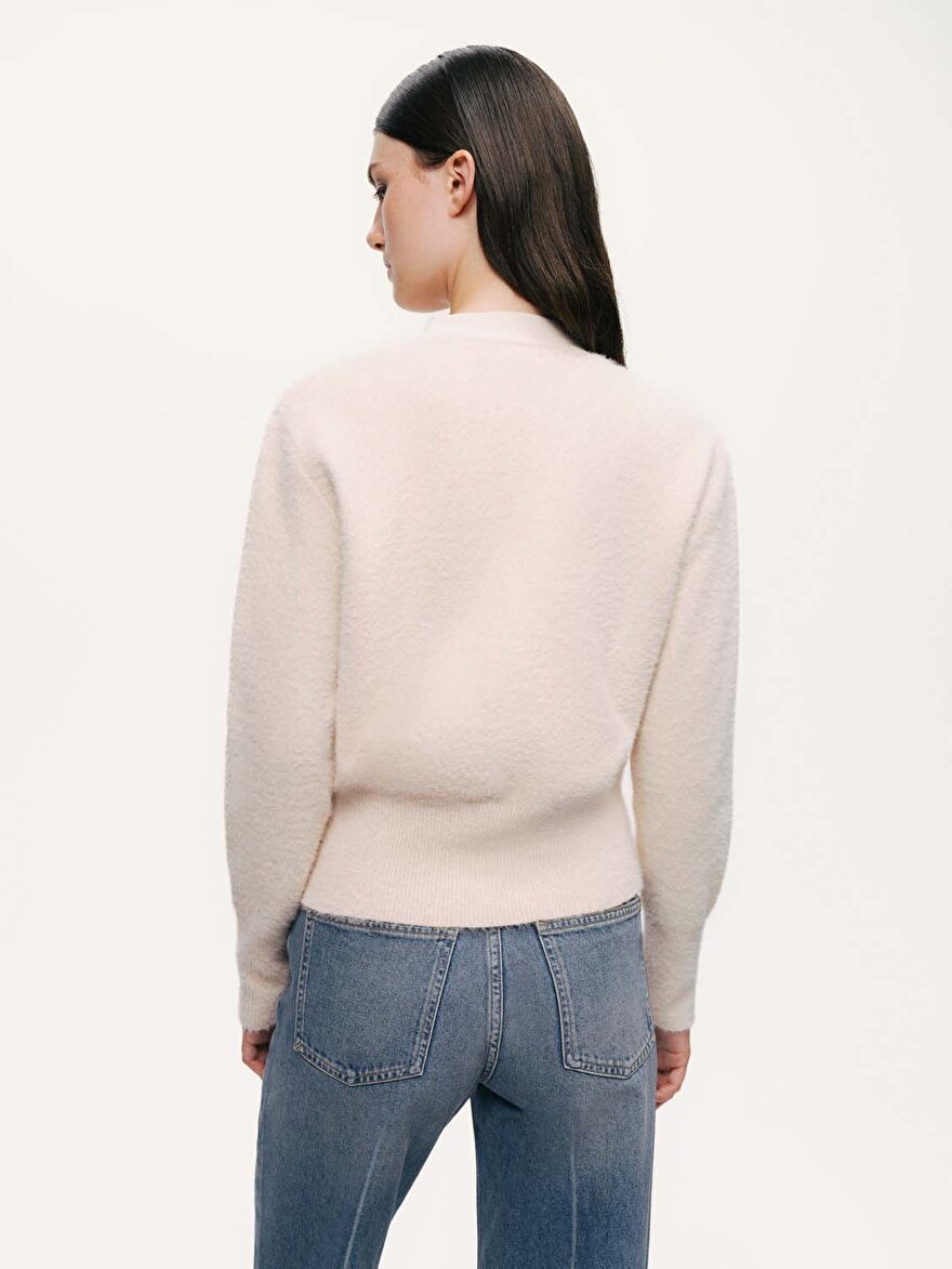 Nocturne İnci Düğme Aksesuarlı Triko