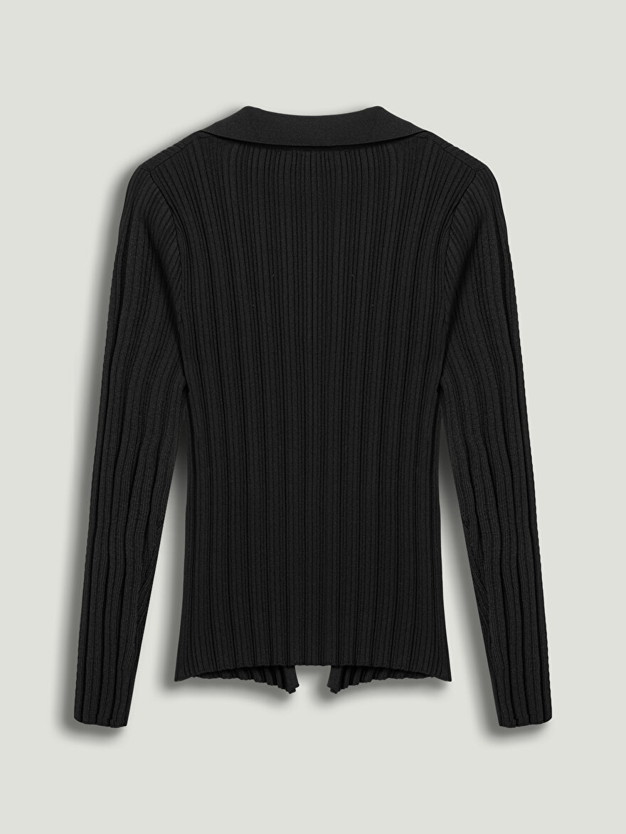 Nocturne Çiçek Detaylı Triko