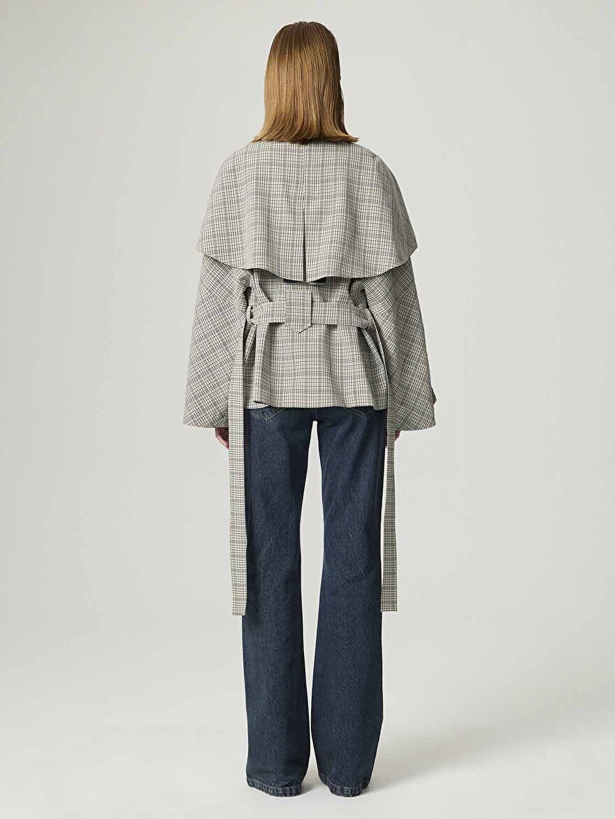 Nocturne Kuşak Detaylı Trençkot