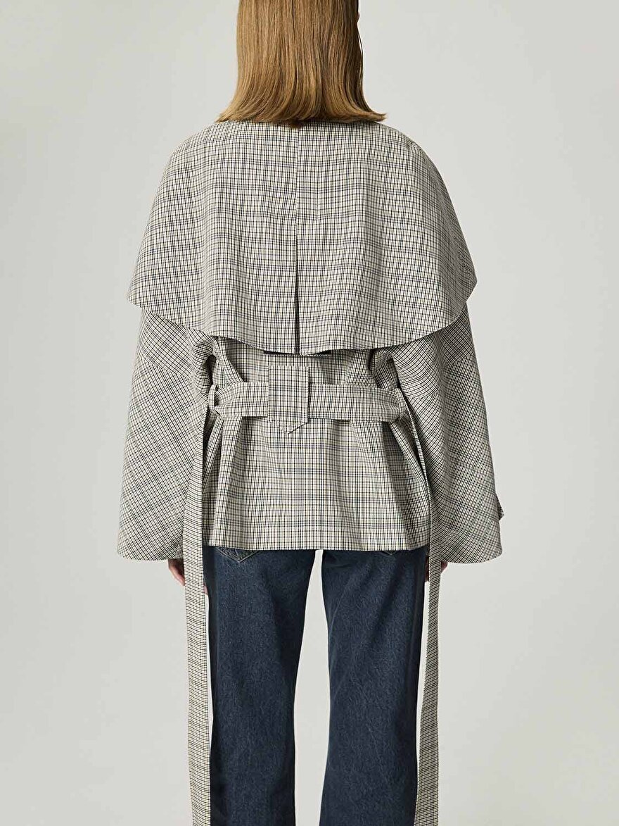 Nocturne Kuşak Detaylı Trençkot