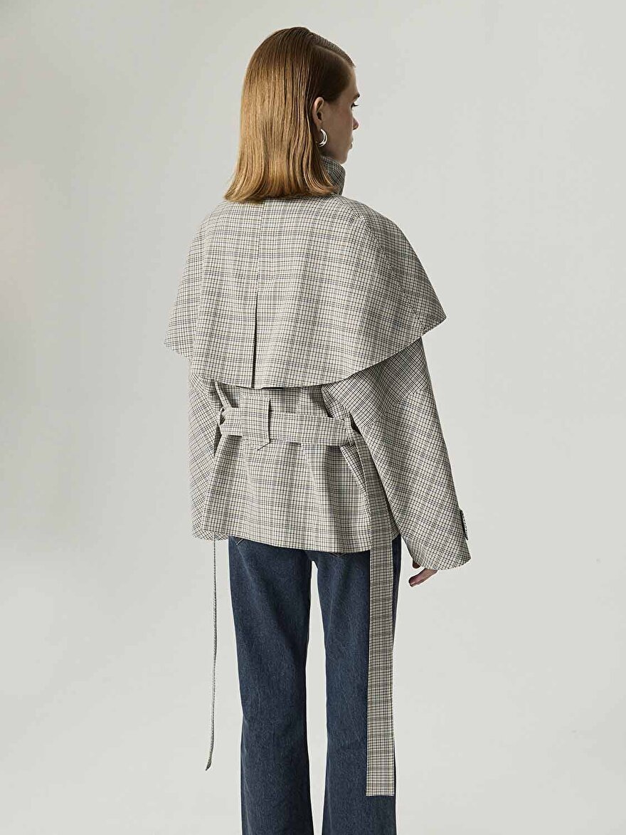 Nocturne Kuşak Detaylı Trençkot