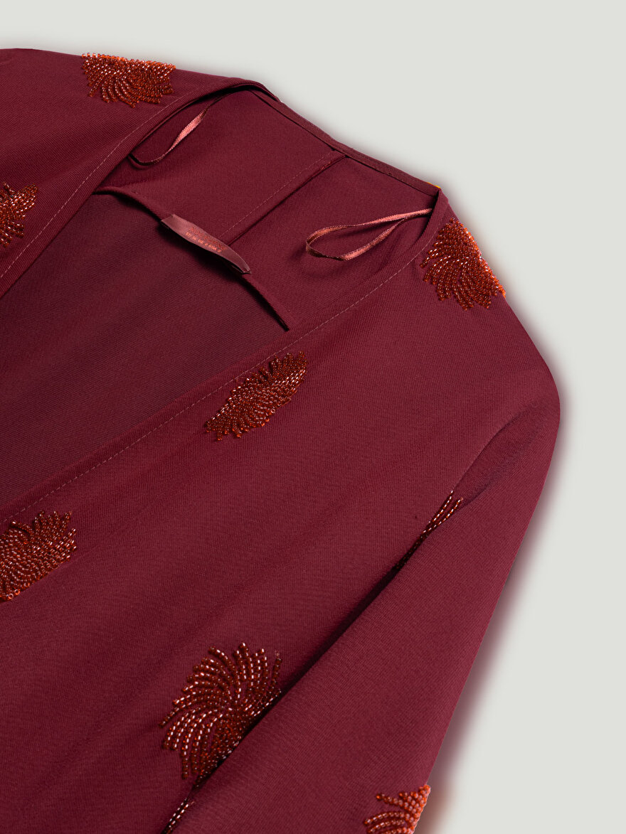 Nocturne Nakış İşlemeli Kimono