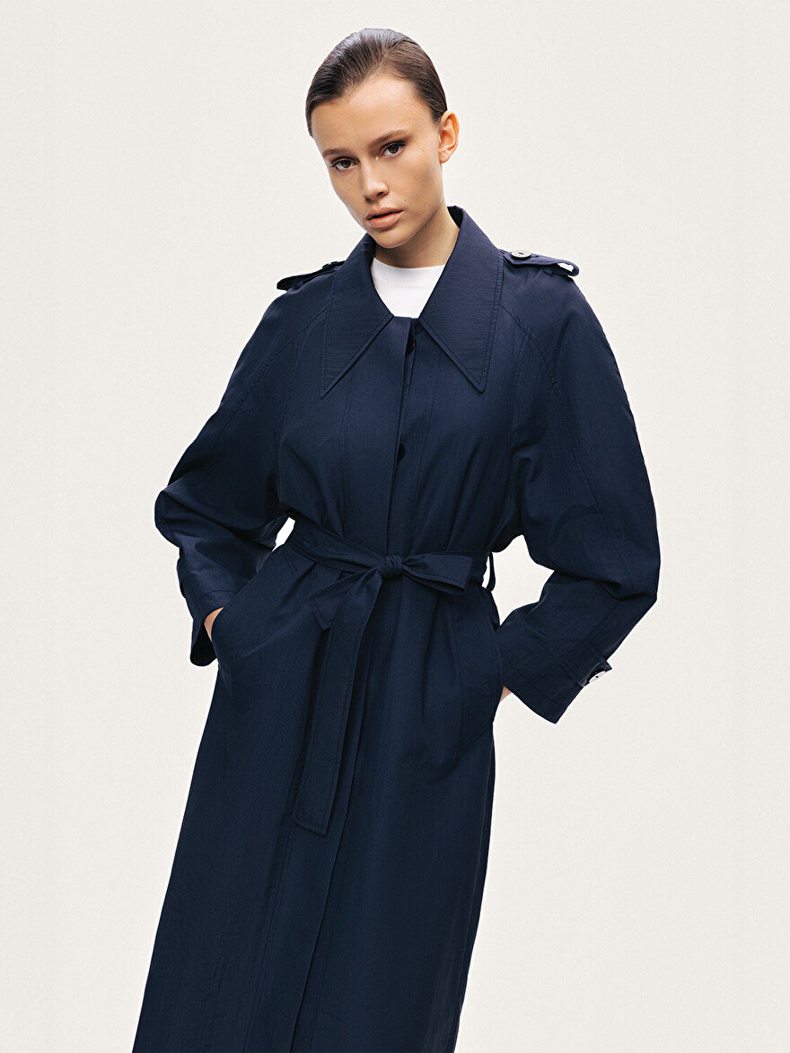 Nocturne Kuşak Bağlamalı Trençkot